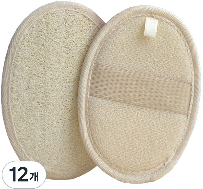 리버그린 루파 간편 핸디스크럽 중, 화이트 + 베이지, 1개입, 12개