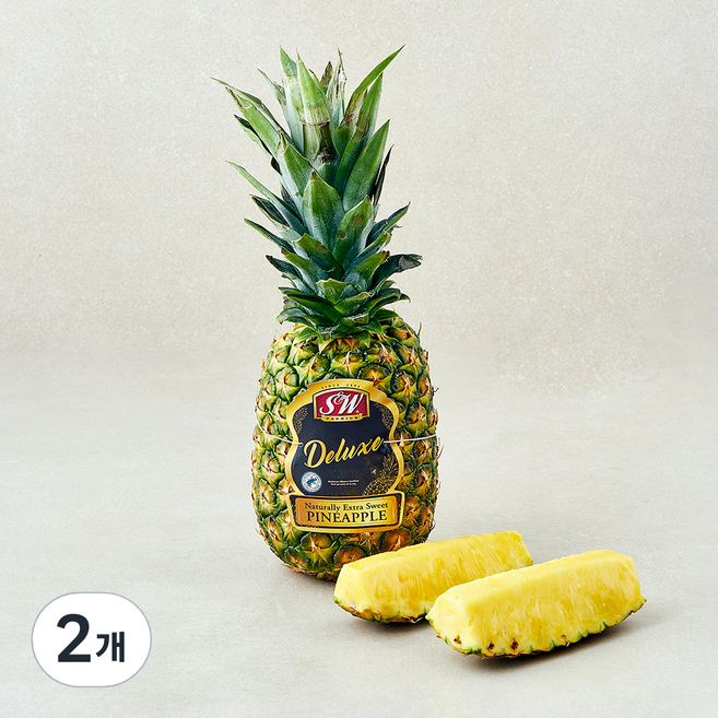 신세계푸드 디럭스 파인애플, 2개, 1.9kg