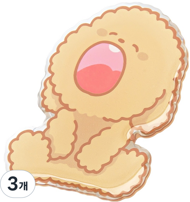 구스페리 캐릭터 아크릴 스마트톡, 28하품하는댕댕이, 3개