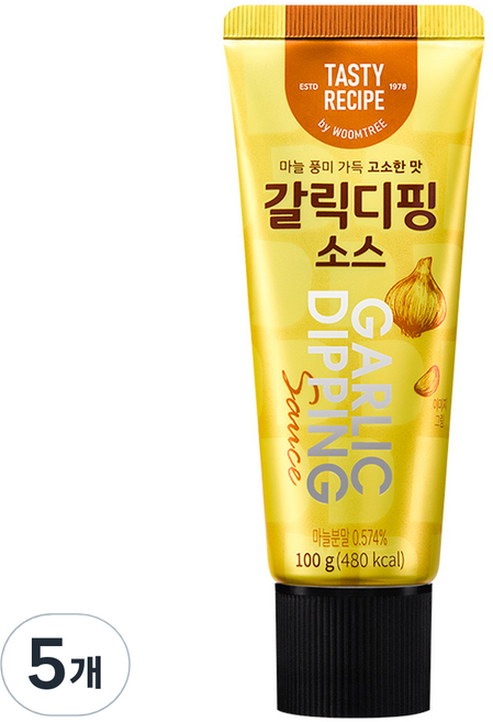움트리 갈릭 디핑 소스, 100g, 5개
