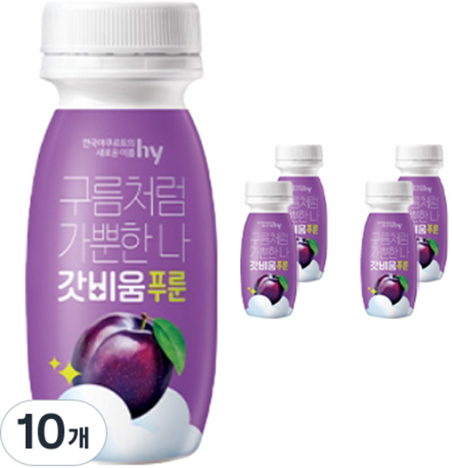 한국야쿠르트 갓비움 푸룬 유산균 프리바이오틱스, 100ml, 10개