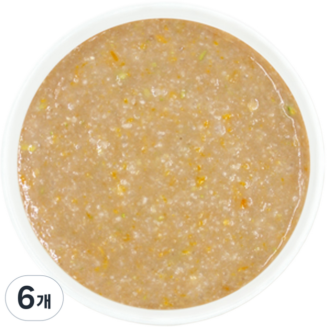 짱죽 실온이유식 초기 7개월부터 한우모듬호박묽은죽, 140g, 6개, 혼합맛