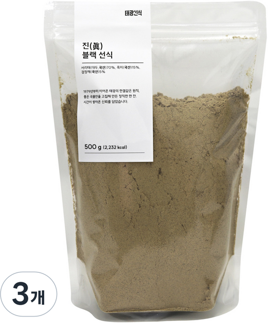 태광선식 진 블랙선식, 500g, 3개