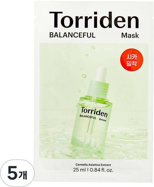 토리든 밸런스풀 시카 마스크, 6개입, 5개