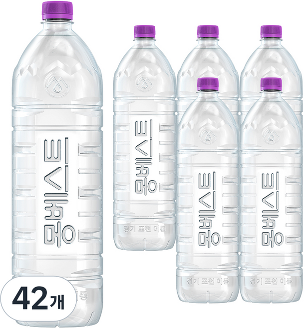 몽베스트 위드어스 무라벨 생수, 42개, 2L