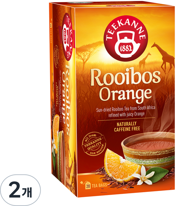 티칸 루이보스 오렌지, 1.75g, 20개입, 2개