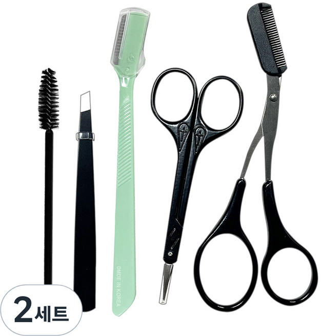 다크니스 눈썹 정리 5종 세트, 2세트