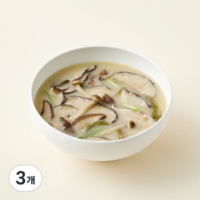 압구정 예향 국산들깨가루 버섯들깨탕, 650g, 3개