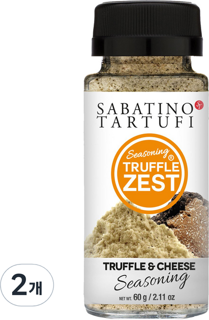 사바티노타르투피 트러플 치즈 시즈닝, 60g, 2개