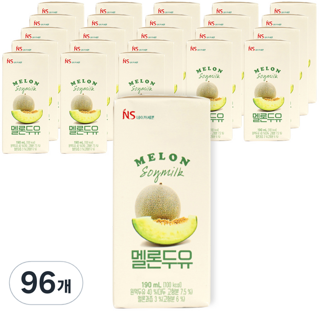 삼육네이처세븐 멜론두유, 190ml, 96개