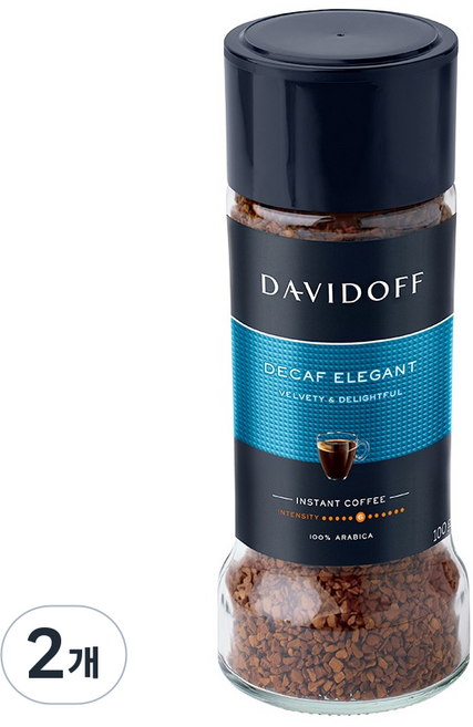다비도프 디카페인 엘레강스 커피, 100g, 2개, 1개입