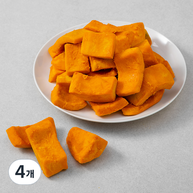 뉴질랜드산 간편 단호박 깍뚝썰기, 800g, 4개