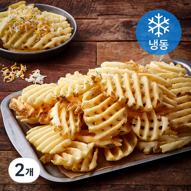 맥케인 와플 프라이 (냉동), 2.04kg, 2개