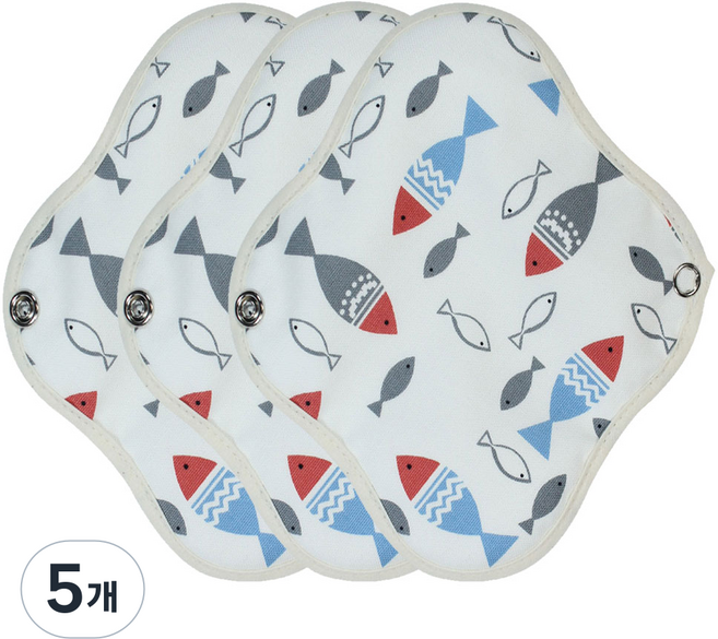 위즐리 면생리대, 대형, 3개입, 5개