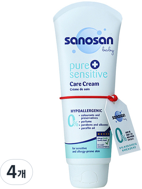 사노산 퓨어 센서티브 케어 크림, 100ml, 4개