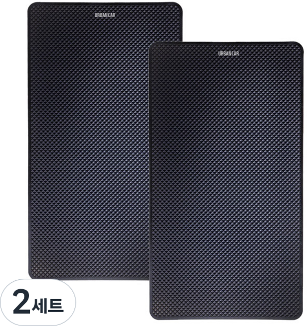 어반카 논슬립 접착 패드 대형 2p, 2개, 블랙