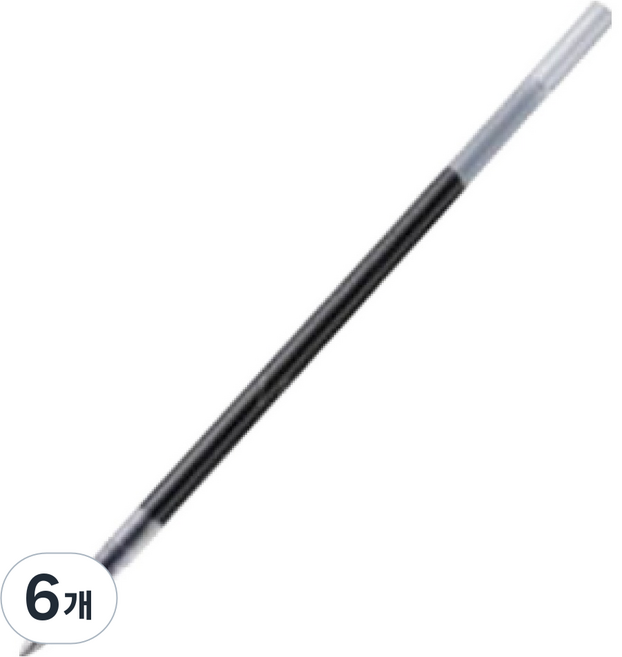 제브라 리필 0.5mm, 블랙, 6개