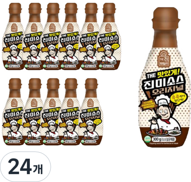 진패밀리 진미소스 고기용, 24개, 300g