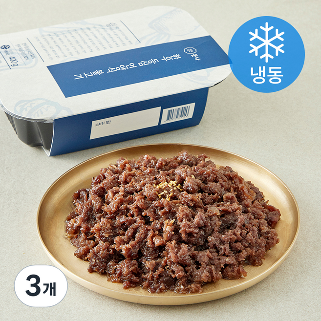 뭇나 한우 등심 언양식 불고기 (냉동), 400g, 3개