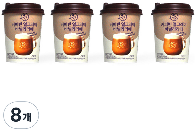 커피빈 얼그레이 바닐라라떼 원컵, 25g, 8개