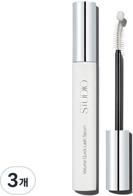 스튜디오 볼륨 퀵 속눈썹 영양제, 3개, 9ml