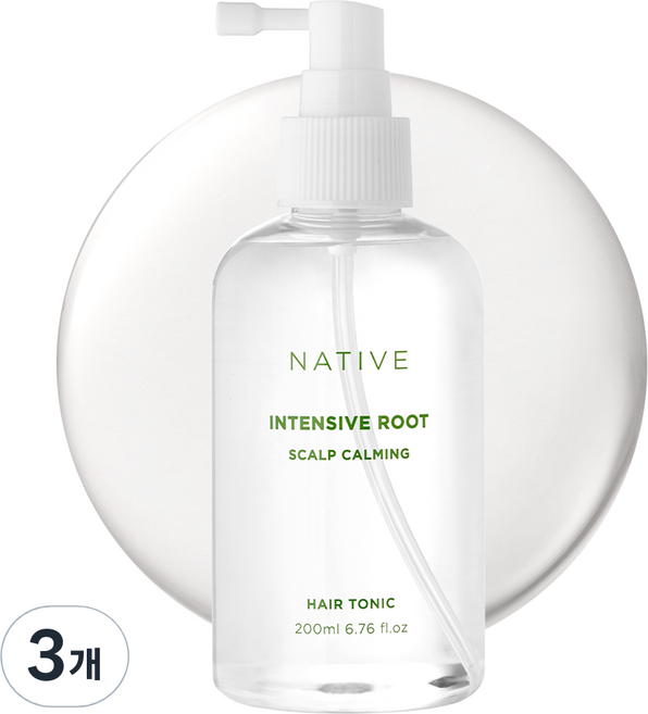 AVCA Native 強效根源舒緩頭皮護理 緩解掉髮症狀 養髮液, 3個, 200ml