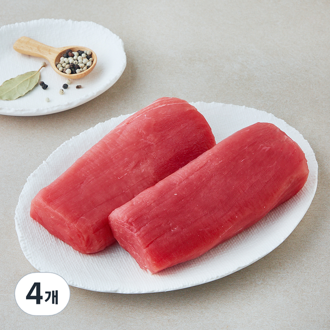 곰곰 무항생제 인증 안심 장조림용 (냉장), 4개, 500g