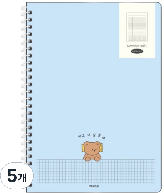 양지다이어리 노트의정석 요점정리노트 1호, 랜덤발송, 5개