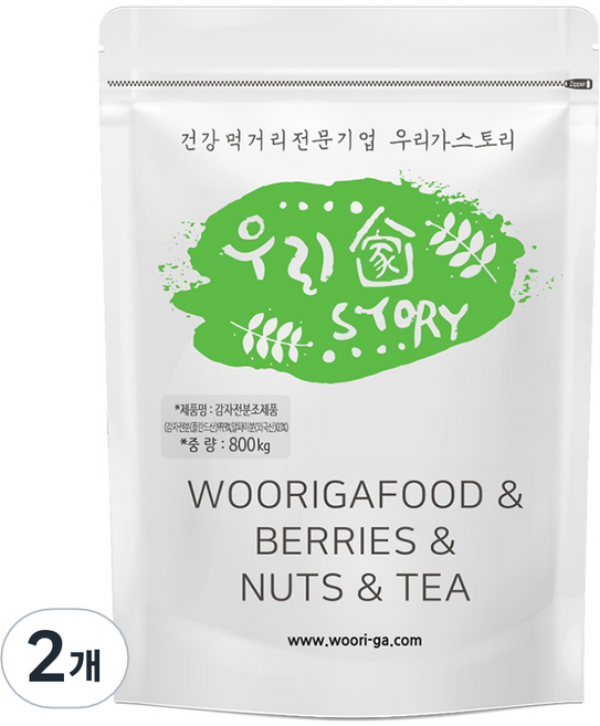 wooriga. 馬鈴薯澱粉, 2個, 800g