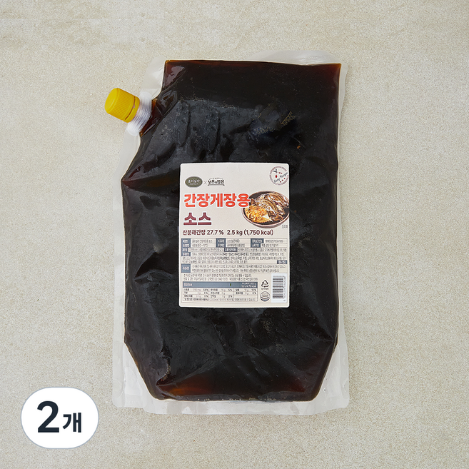 올리실라 간장게장용 소스, 2.5kg, 2개