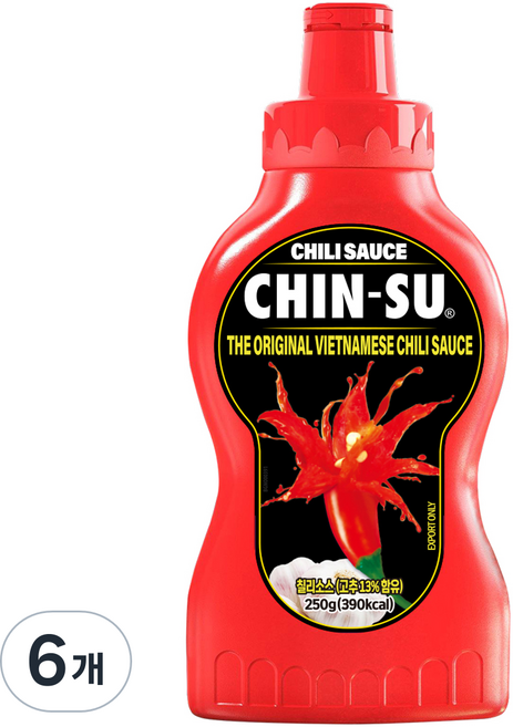 친수 칠리소스, 250g, 6개