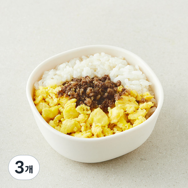 원더스푼 아이들 한우계란 소보로 덮밥, 100g, 3개