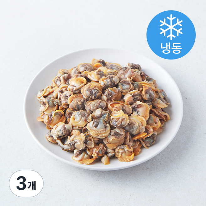 비비수산 국내산 새꼬막살 (냉동), 3개, 500g