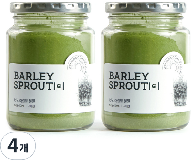 Good Habit 大麥葉粉, 120g, 4罐