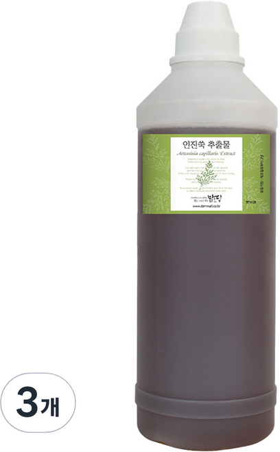 맑을담 인진쑥 추출물 뷰티소품 1L, 3개