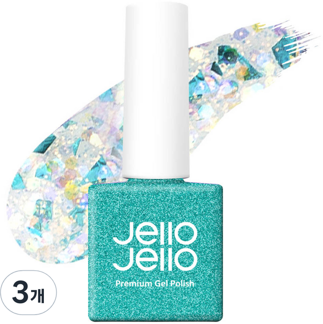 젤로젤로 프리미엄 젤 폴리쉬, JG-11 민트레온, 10ml, 3개