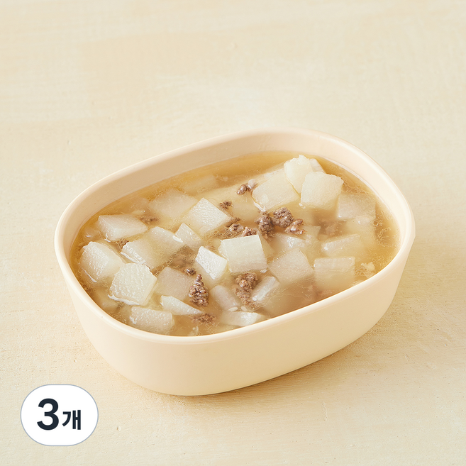 원더스푼 아이들 한우소고기무국, 300g, 3개