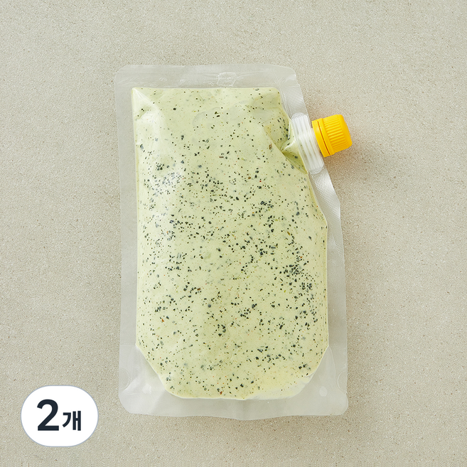 저당 바질크림소스, 500g, 2개