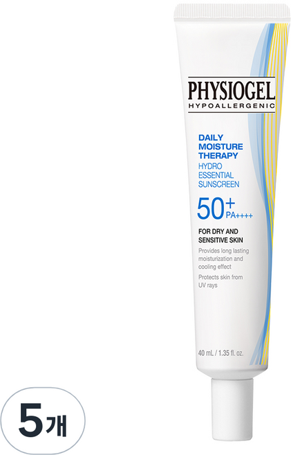 PHYSIOGEL 潔美淨 DMT 水感精華防曬乳 SPF50+ PA++++, 5個, 40ml