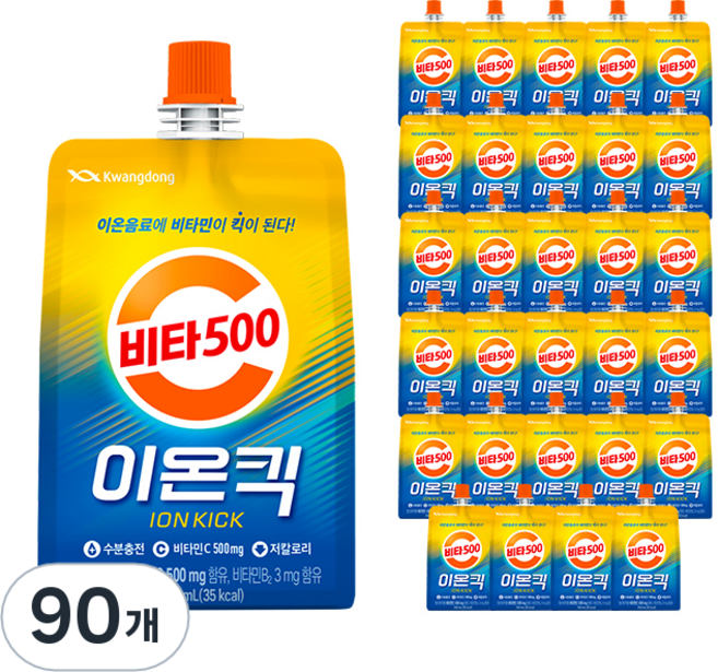 비타500 이온킥, 250ml, 90개