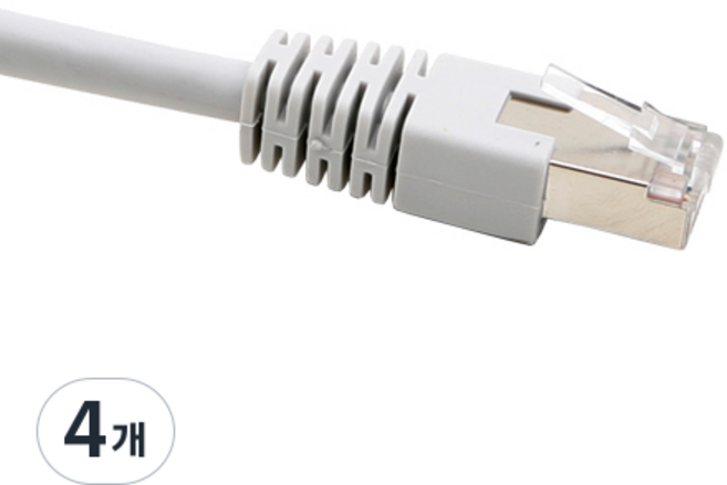 Coms FTP Direct Cat6 千兆網路線 RJ45 C0963, 5m, 4個