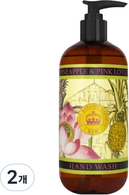 KewGarden 鳳梨粉紅蓮花洗手乳, 500ml, 2個