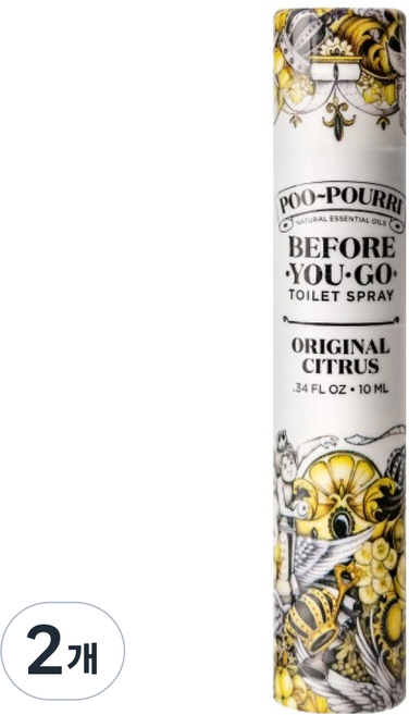 푸리 푸푸리 토일렛 퍼퓸 오리지널 시트러스 본품, 10ml, 2개