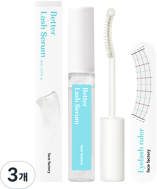 페이스팩토리 석류콜라겐 배러레쉬 세럼 속눈썹영양제, 9ml, 3개