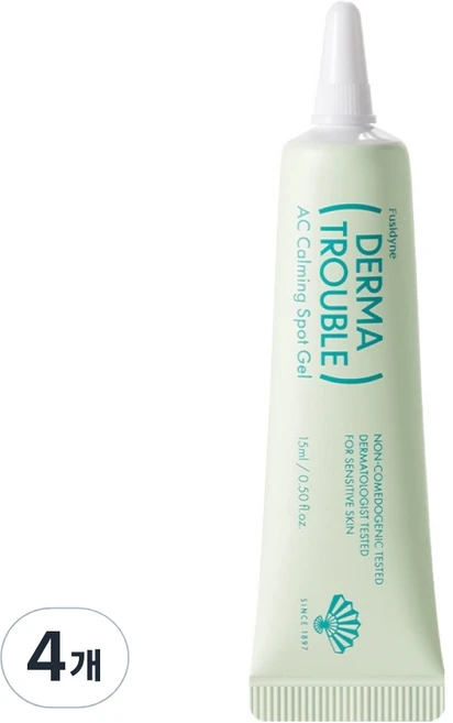 후시다인 동화약품 더마 트러블 에이씨 카밍 스팟 젤, 15ml, 4개 - 쿠팡
