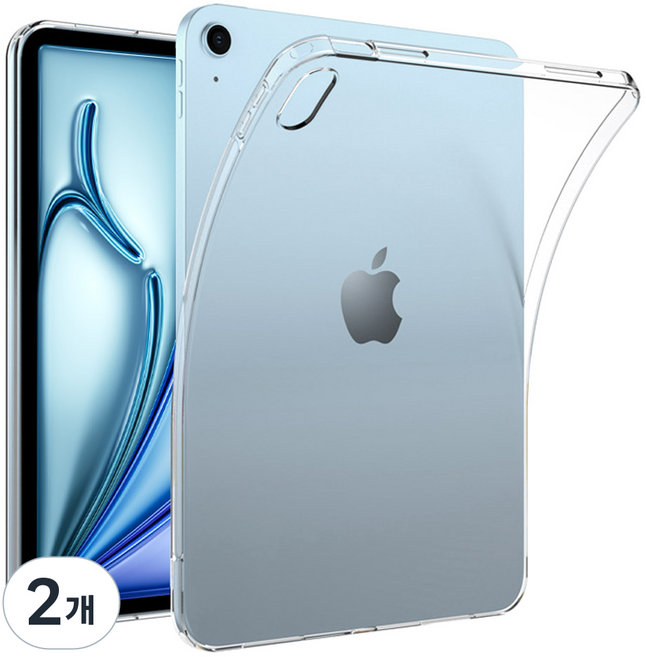 태블리스 투명젤리 실리콘 케이스 ID-89, 투명, 2개