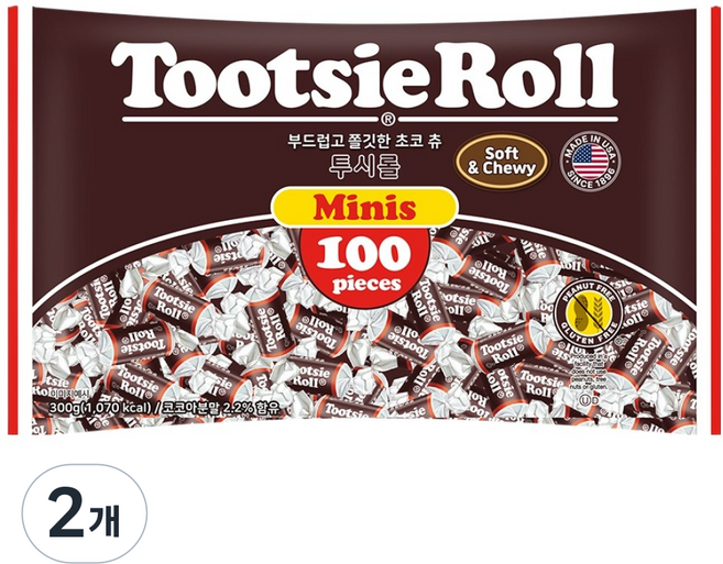 투시롤 초코츄, 2개, 300g