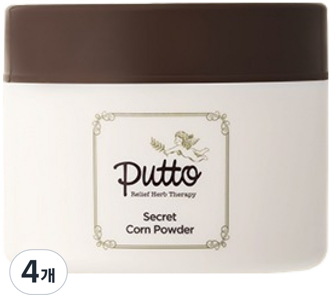 퓨토 유아용 시크릿 옥수수 파우더, 80g, 4개