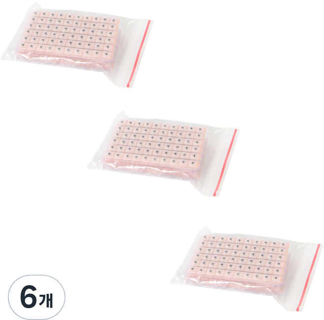 DamaeDamae 耳朵穴位貼片 600p, 6個, 混合色