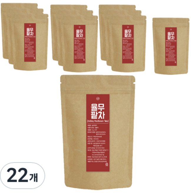 율무팥차 티백, 1g, 10개입, 22개
